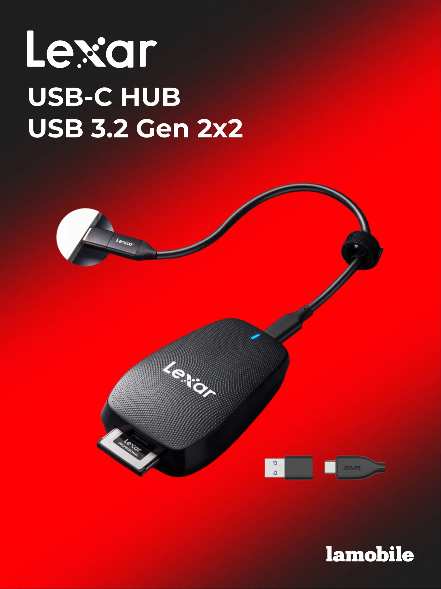 Как подключить картридер Lexar CFexpress Type B USB 3.2 Gen 2