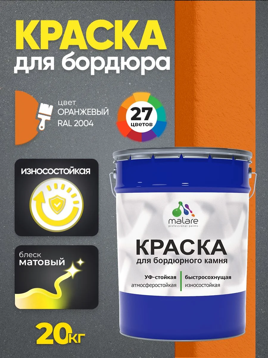 Подбор профессиональных красок, грунтов и лаков от Malare
